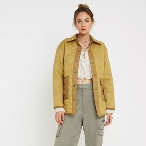 UO Lita Quilted Shirt Jacket